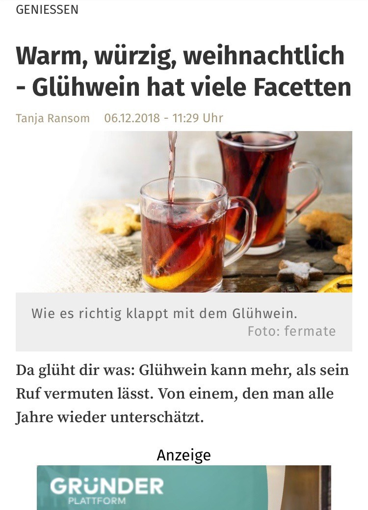 12/2018 Rezept nrz.de/ Neue Ruhr Zeitung